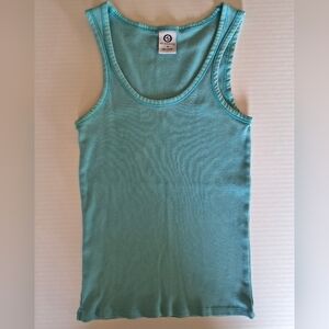 Elemenno Aqua Ribbed Tank Top